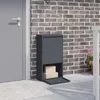 Cassetta per pacchi con porta Antracite 44 x 22 x 82 cm Anteprima dell’immagine prodotto 2