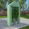 vidaXL Skleník s ocelovým rámem 0,5 m² 1x0,5x1,9 m Náhled obrázku produktu 2