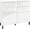 Kommode "Haama" 3-türig, weiß-glänzend Produktbild-Vorschau 1