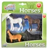Kids Globe Farming Paardenset 4-delig 1:32 Anteprima dell’immagine prodotto 3