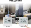 Collage of different rooms with thermostats displayed in the foreground. Náhled obrázku produktu