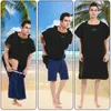 Poncho Badcape voor Volwassenen Sneldrogend Microfiber Productafbeelding-voorbeeld 3