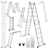 Scala multiuso in alluminio Ikodm 7in1, con 4x5 gradini, Anteprima dell’immagine prodotto 13