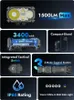 WUBEN X4 18650 Pocket Size - Lumière 1500 lumens - La Voir les images du produit 5
