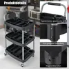 COSTWAY Carrello da officina a 3 livelli, carrello multiuso Anteprima dell’immagine prodotto 7