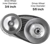 VEVOR hnacia spojka 2-8 hp motor 2000 ot/min Náhľad obrázku produktu 8