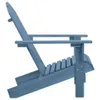 Chaise de jardin Adirondack bois de sapin massif bleu Voir les images du produit 3