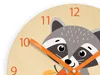 ModernClock, wanduhr, Wanduhr für Kinder Waschbär mit Produktbild-Vorschau 4