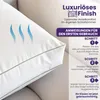 Kopfkissen 50x60cm - Mikrofaser Kissen aus Baumwolle-Bezug Produktbild-Vorschau 5