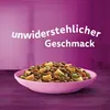 A bowl of cat food with text overlay. Produktbild-Vorschau