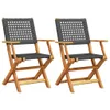 Two identical outdoor chairs are shown against a white background. Podgląd zdjęcia produktu