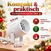 LED Weihnachtsprojektor Außen, Weihnachtsmann Schneeflocken Produktbild-Vorschau 4