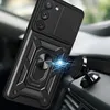 Hybrid Armor Camshield pre Samsung Galaxy A54 - Čierna Náhľad obrázku produktu 3