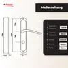 DOMINO Türgriff 78 Drückergarnitur WC - Badezimmer Set | Produktbild-Vorschau 7