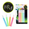 Knijp Textielstiften Glow in the Dark, 4st. Voir les images du produit 1