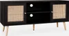 sweeek - TV-Möbel mit Rattangeflecht 120 x 39 x 56,5 cm - Produktbild-Vorschau 1