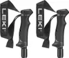 Close-up studio shot of two black LEKI trekking poles. Produktbild-Vorschau