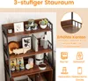 COSTWAY Kattenmeubel met boekenkast, oplaadstation, 3 Productafbeelding-voorbeeld 7