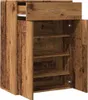 vidaXL Armoire à chaussures imitation vieux bois 60x35x84 Voir les images du produit 5