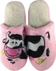Dámské pantofle Funny with Cow Slippers Plush Cosy Slippers Náhled obrázku produktu 1