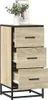 vidaXL Sideboard Sonoma-Eiche 35,5x35x76 cm Holzwerkstoff Produktbild-Vorschau 1