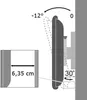 Techly Wandhalterung LCD TV LED 19"-37" mit neigung schwarz Produktbild-Vorschau 3