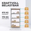 IvoQ Lagerregal – 180 x 90 x 40 cm – 5 verstellbare Böden – Produktbild-Vorschau 3