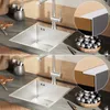 CECIPA MAX Küchenspüle 44*49CM | Spülbecken mit Hahnloch | Produktbild-Vorschau 3