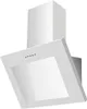 A white kitchen range hood against a white background. Produktbild-Vorschau