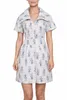 500131 Buffalo Damen Kleid Grau-Blau Gr. 40 – elegantes Produktbild-Vorschau 1