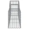 Möbel Gabionen mit Hochbogen 10 Stk. 200x30x40/60 cm Produktbild-Vorschau 5