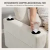 Cord-Sofa mit Schlaffunktion, Schlafsofa mit Becherhalter, Produktbild-Vorschau 11