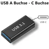 USB A Buchse auf USB Typ C Buchse Adapter USB 3.1 Kupplung Produktbild-Vorschau 4