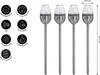 Dehner Solarleuchte Jaro, 4er Set, Lichtfarbe warmweiß, Ø Produktbild-Vorschau 3