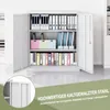 COSTWAY archiefkast, afsluitbaar, 91 cm, metalen kast met Productafbeelding-voorbeeld 4
