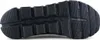The sole of a black sneaker is shown against a white background. Voir les images du produit