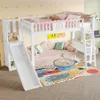 OKWISH Lit Mezzanine 90x200 cm - Lit Enfant avec Étagère et Voir les images du produit 2