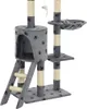 vidaXL Tiragraffi per gatti con colonne in sisal 138 cm Anteprima dell’immagine prodotto 14
