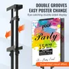 Porte-affiches VEVOR, hauteur réglable jusqu'à 75 pouces, Voir les images du produit 2