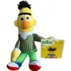 A plush toy of Bert from Sesame Street is shown against a white background, holding a tag. Produktbild-Vorschau