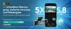 Marketing image for a dashcam, showing its speed and connectivity features. Produktbild-Vorschau