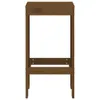 Barhocker 2 Stk. Honigbraun 40x36x75 cm Massivholz Kiefer Produktbild-Vorschau 4