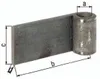 GAH Alberts cinghia a saldare 20x100x60x8mm STA grezzo - Anteprima dell’immagine prodotto 2