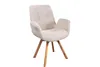 riess-ambiente Drehbarer Design Stuhl BALTIC beige Bouclé Produktbild-Vorschau 14