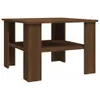 vidaXL Stolik kawowy brązowy dąb 60x60x42 cm materiał Podgląd zdjęcia produktu 8