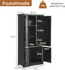 COSTWAY Armoire multi-usages Vintage avec étagère réglable Voir les images du produit 6