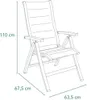 Royal Garden Royal Richmond Klappsessel - eisengrau Produktbild-Vorschau 4