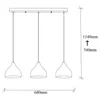 A technical drawing of a pendant light fixture with dimensions. Produktbild-Vorschau