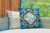 MuchoWow® Outdoor Kissen - Formen - Blau - Muster - 50x50 Produktbild-Vorschau 3