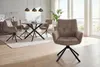 riess-ambiente Stuhl SIGNATURE taupe schwarz Samt Metall Produktbild-Vorschau 4